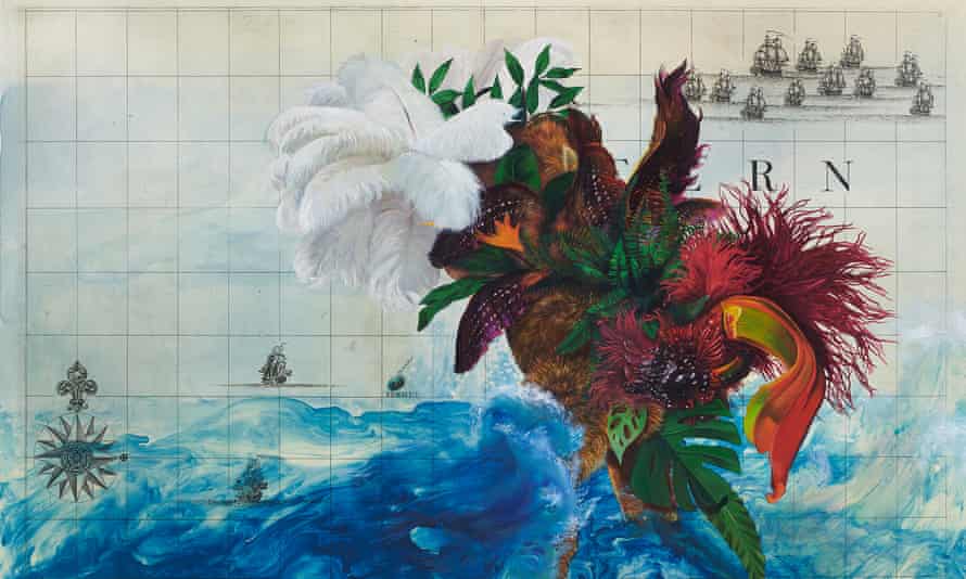 Firelei Báez’s A Map of the British Empire in America.