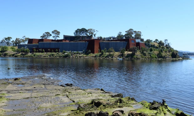  The Museum of Old and New Art (Mona) in Hobart has unveiled a plan for a $2bn waterfront development in Hobart that would include a Truth and Reconciliation Art Park. Photograph: Lukas Coch/AAP