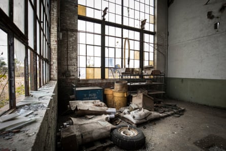 The disused BorgWarner factory in Muncie