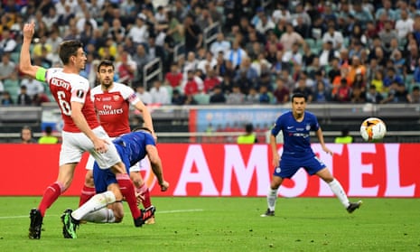 Olivier Giroud’s thrusting header put Chelsea on the road to glory.