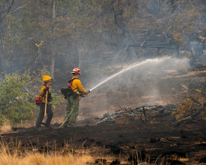 Oregon wildfire begins stabilizing as California blaze threatens vineyards