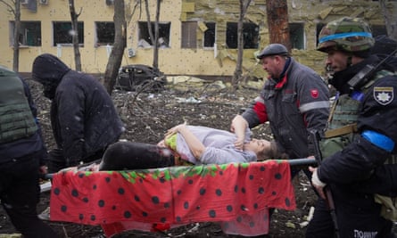 20 Days in Mariupol … The bombing of Maternity Hospital No 3 in a still from the documentary.