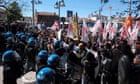 'It will change nothing': Venice residents protest against tourism entrance fee - video