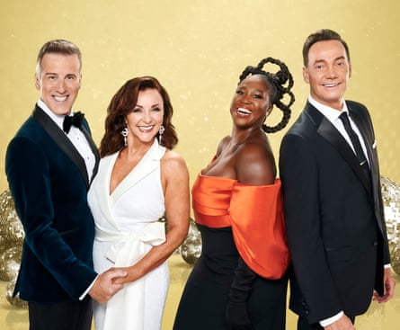 The Strictly judges … Anton Du Beke, Shirley Ballas, Motsi Mabuse and Craig Revel Horwood