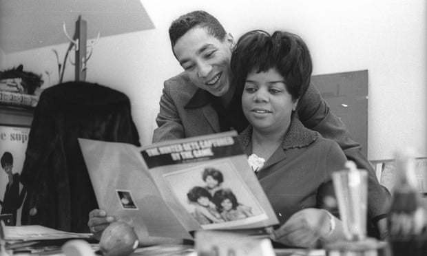 Former Motown Executive Esther Gordy Edwards and Smokey Robinson