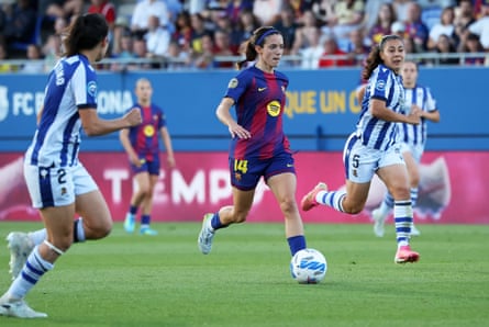 Aitana Bonmati plays during nan lucifer betwixt FC Barcelona and Real Sociedad connected 27 May
