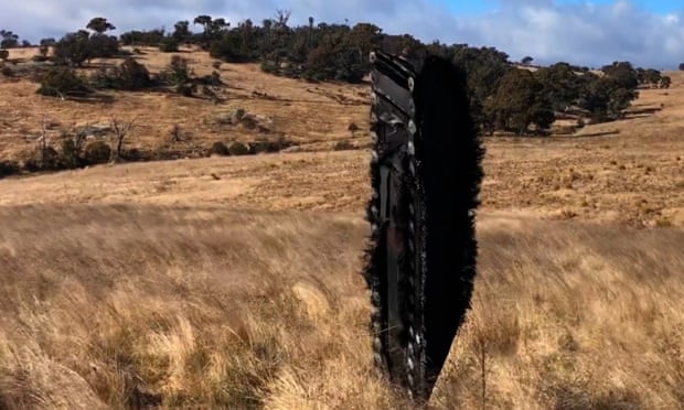 ‘At first it kind of looks like a burnt tree … and then you come up to it, it’s like this alien obelisk almost,’ says astrophysicist Brad Tucker.