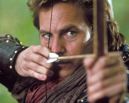 A man with bow and arrow