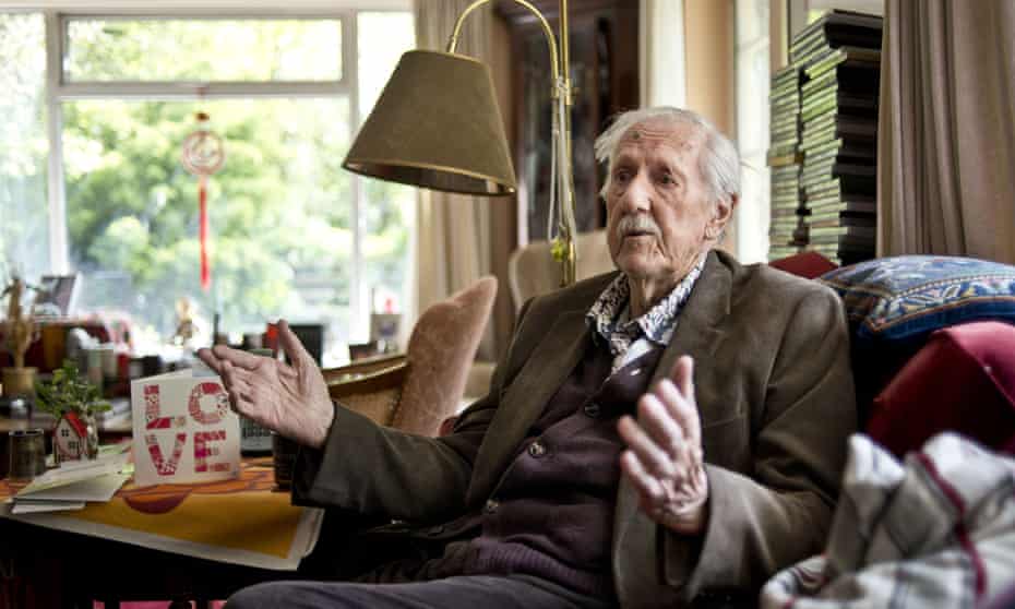 Brian Aldiss, at his home in Oxford.