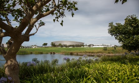 Daytime view of the Cape Town Stadium, South Africa.