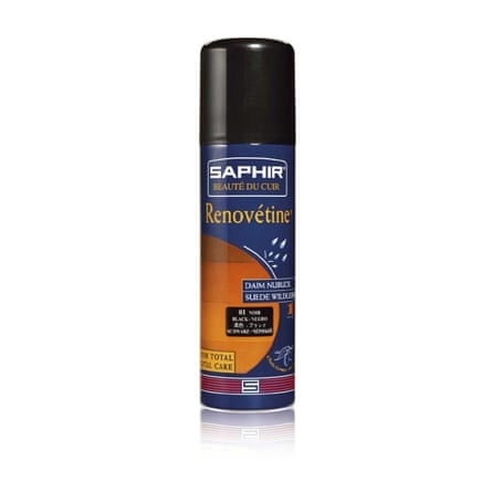 A Saphir Renovétine Suede Reviver Spray aerosol.