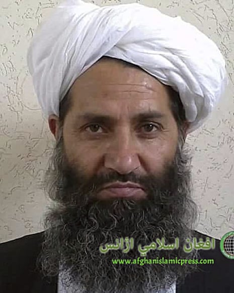 The leader of the Afghanistan Taliban Mawlawi Hibatullah Akhundzada