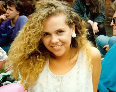 Close-up of a 21-year-old Adele Parks