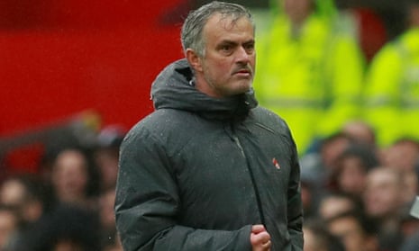 José Mourinho enjoys Manchester United’s 1-0 win over Tottenham at Old Trafford