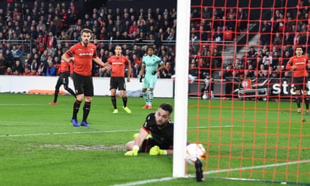 Alex Iwobi cross/shot deceived Rennes goalkeeper Tomas Koubek to give Arsenal an early lead.