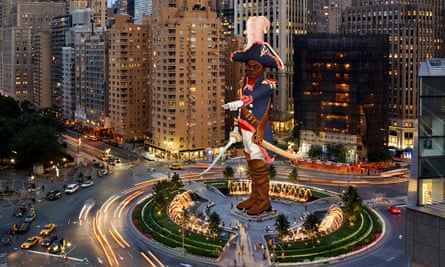 Figure du classement général dans le Columbus Circle de New York