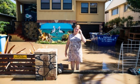 Ballina resident June Mount she decided to stay at her house throughout the flooding. Most of the New South Wales suburb had to be evacuated as flood waters covered the region.