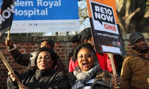 Workers are calling for a new minimum hourly rate of £10.