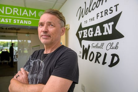 Forest Green Rovers chairman and Ecotricity boss Dale Vince, Aug 2024.