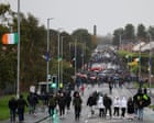 Northern Ireland live: Orange Order march in Catholic part of Portadown after near 30-year ban