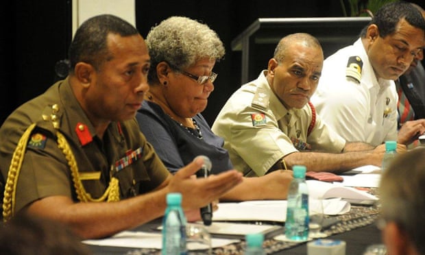 Brigadier General Jone Kalouniwai (left) has said the fight against Covid-19 would ‘likely’ violate individual rights and the rule of law.