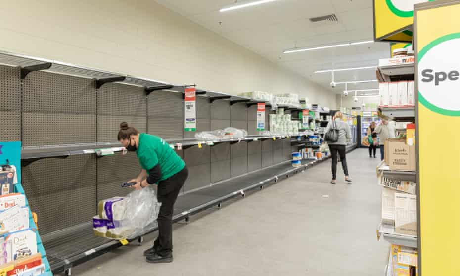 Australian Supermarkets Grapple With Covid Based Staff Shortages Supermarkets The Guardian Australian Supermarkets Grapple With Covid Based Staff Shortages Supermarkets The Guardian