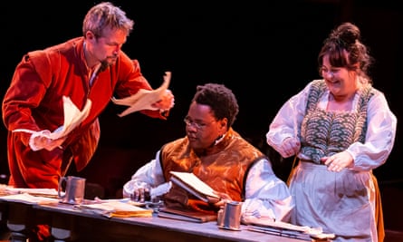 Publish or vanish … Bill Ward, Tomi Ogbaro and Jessica Ellis.