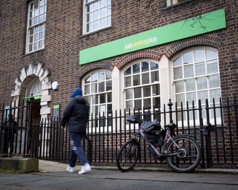 Exterior of the Job Centre Plus in Finsbury Park, London.