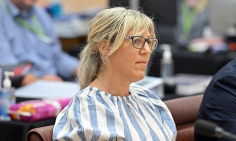Department of Employment and Workplace Relations secretary Natalie James during Senate estimates on 26 February 2025.