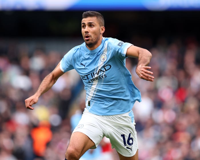 Manchester City reject Barcelona’s opening £38.5m bid for Rodri as talks continue — image supplied by The Guardian Sport's feed