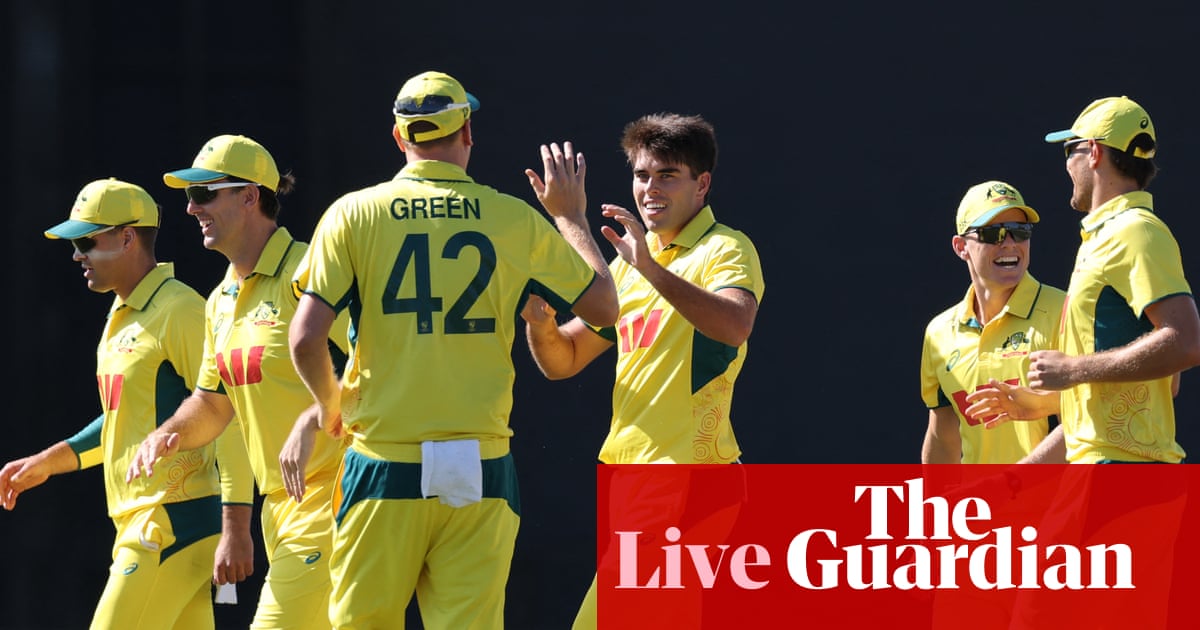 Australia v South Africa: second men's one-day-international live