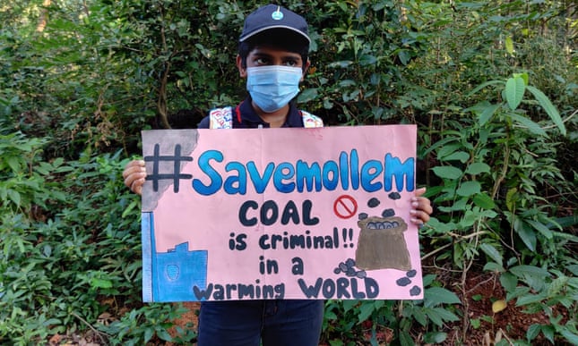 The campaign to preserve the national park has inspired many young Goans to take action. Photograph: @savemollemgoa