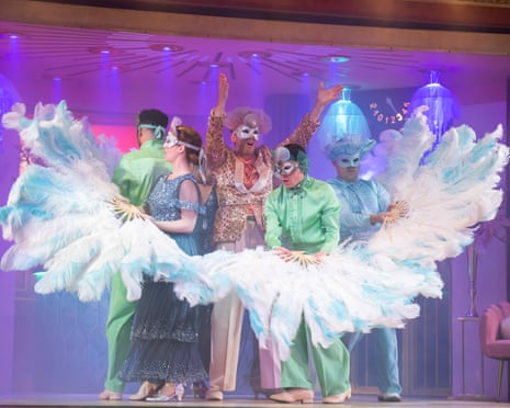A scene from Much Ado About Nothing during a matinee performance at the National Theatre
