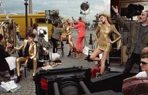 The Party with Isabeli Fontana, Natasha Poly, Anja Rubik. Balmain ensembles, by Inez &amp; Vinoodh, October 2010As well as glamorous, Vogue Paris can be conceptual, as demonstrated by this shoot-about-a-shoot by Dutch husband and wife due Inez and Vinoodh
