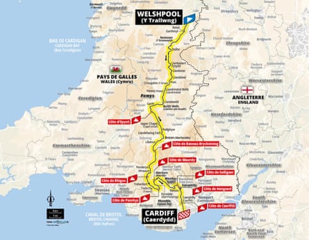 Tour de France 2027 stage three route