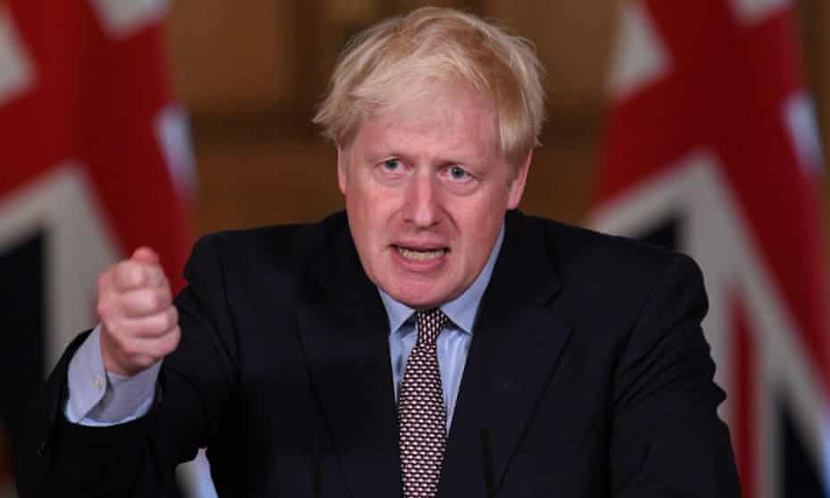 Britain’s prime minister, Boris Johnson