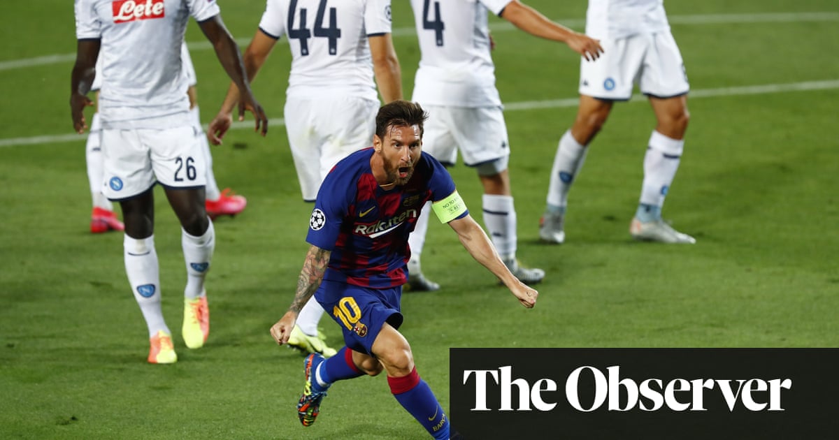 Lionel Messi magic sinks Napoli and puts labouring Barcelona through