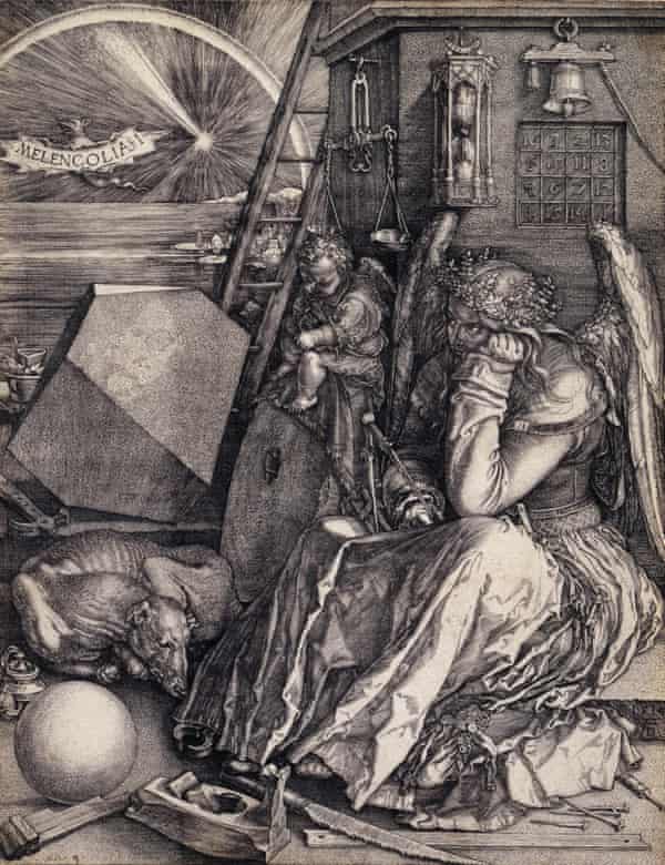 En attente d'inspiration... Melancolia I, d'Albrecht Dürer.