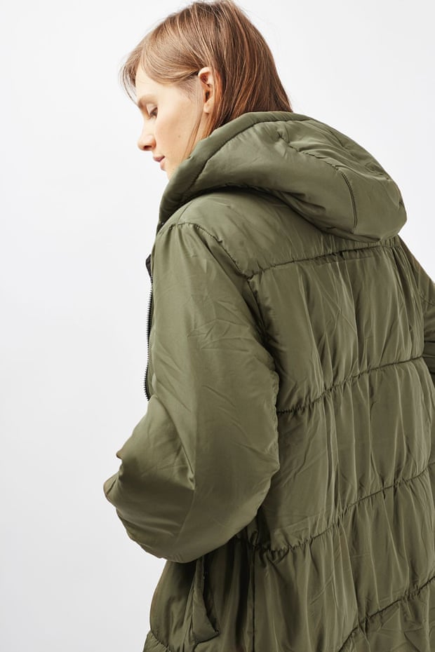 A ‘kale’ quilted jacket from Topshop.