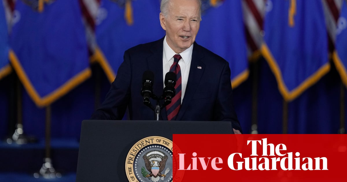 Joe Biden announces $3.3bn for infrastructure projects in visit to key swing state Wisconsin – live