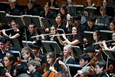 Perfectly tuned … woodwind and strings.