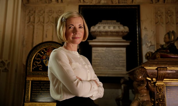 Lucy Worsley in Westminster Abbey