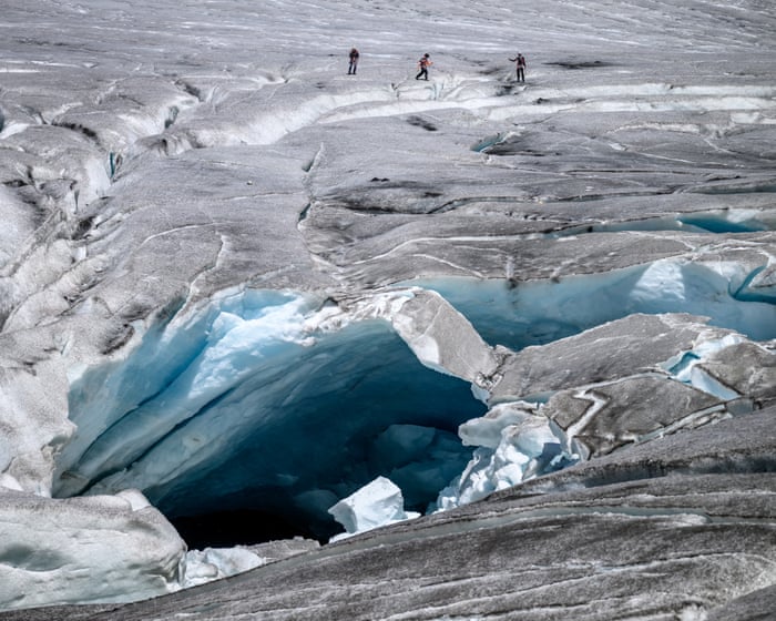 ‘Explosion of melt rates’: 20% of Swiss glaciers lost in five years