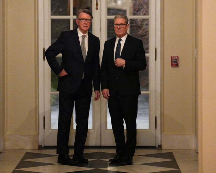 No 10 says Starmer found Mandelson’s emails to Epstein ‘reprehensible’ – UK politics live