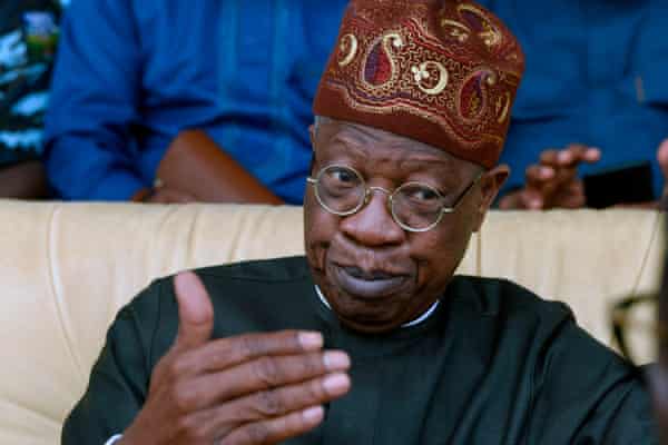 Lai Mohammed, information minister,