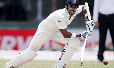 India’s Binny plays a shot during the final 2015 test match against Sri Lanka.