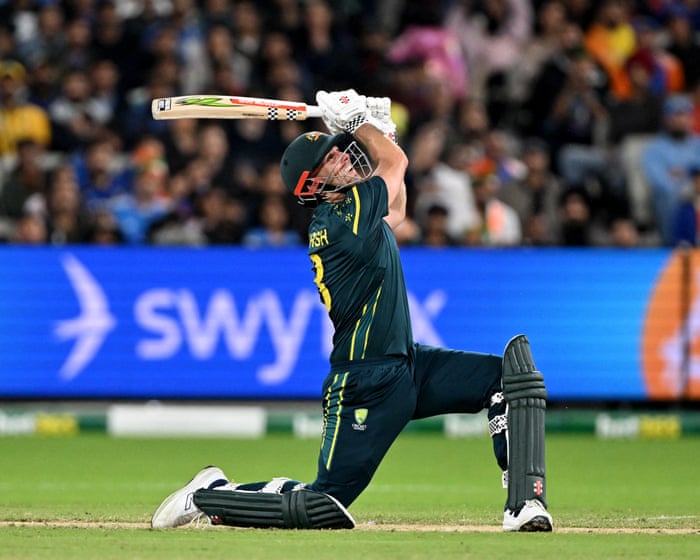 Mitch Marsh hits quickfire 46 as Australia beat India by four wickets in T20