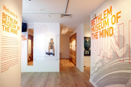 The exhibition floor featuring signage of the show