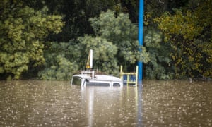 A submerged vehicle in Cannes.