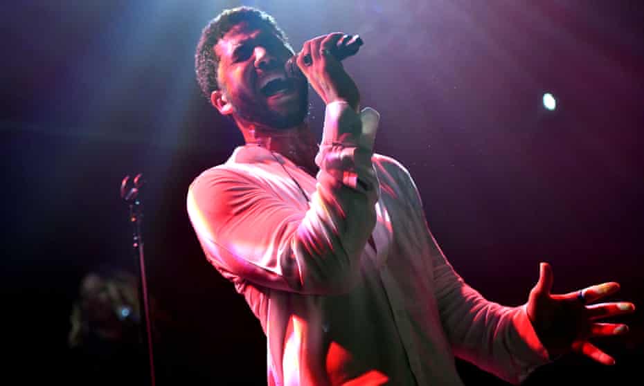 Jussie Smollett performs onstage at Troubadour.
